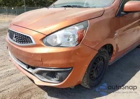 2018 Mitsubishi Mirage Es z USA, uszkodzony, nr VIN ML32A3HJ0JH000641